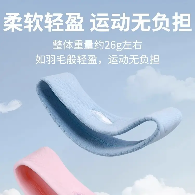 Li Ning Sports Hair Band Women's Sweat-absorbent Headband Anti-sweat Band Men's Turban Running Basketball Anti-sweat Guide Headband on Forehead