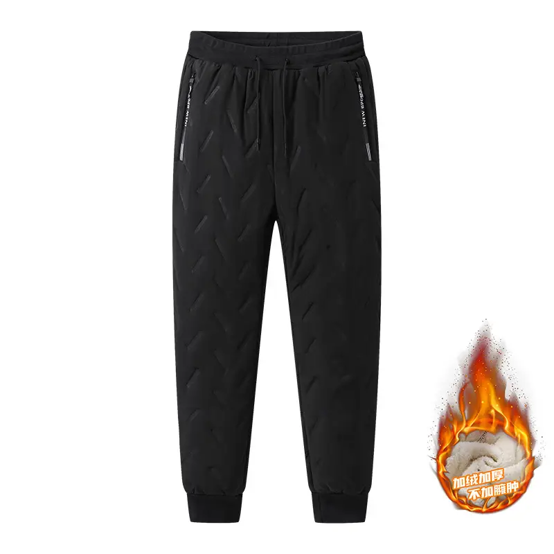 Fleece Lined Thickened Casual Pants for Men - Image 6