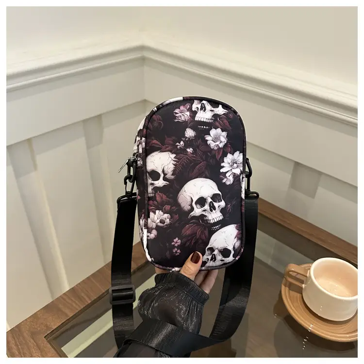 Cool Hot Girl Skull Printed Shoulder Bag Women 2024 - Image 4