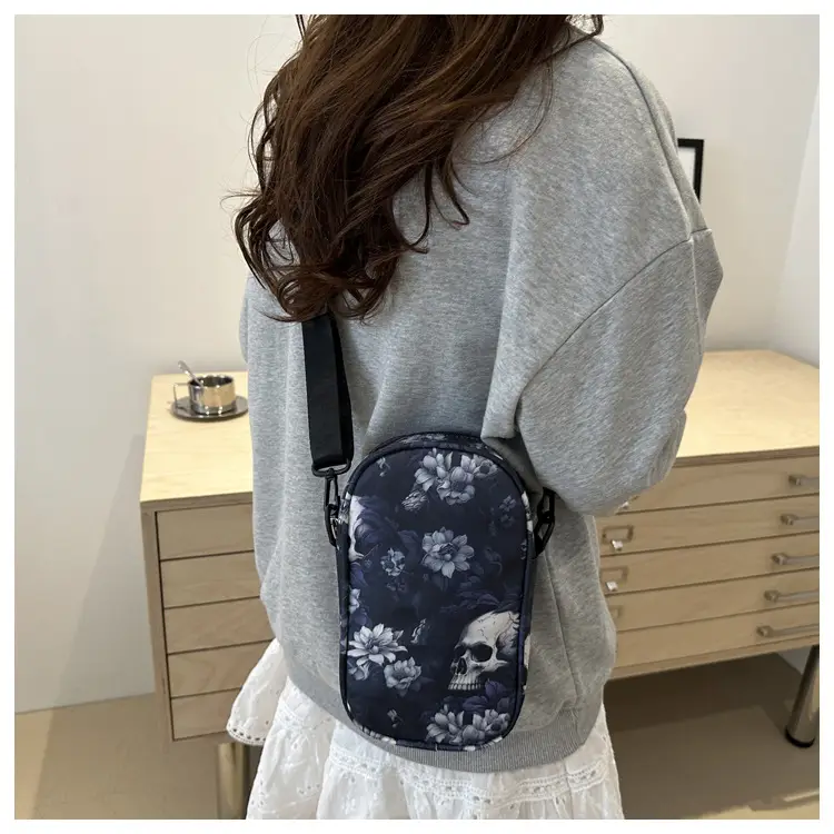 Cool Hot Girl Skull Printed Shoulder Bag Women 2024 - Image 6