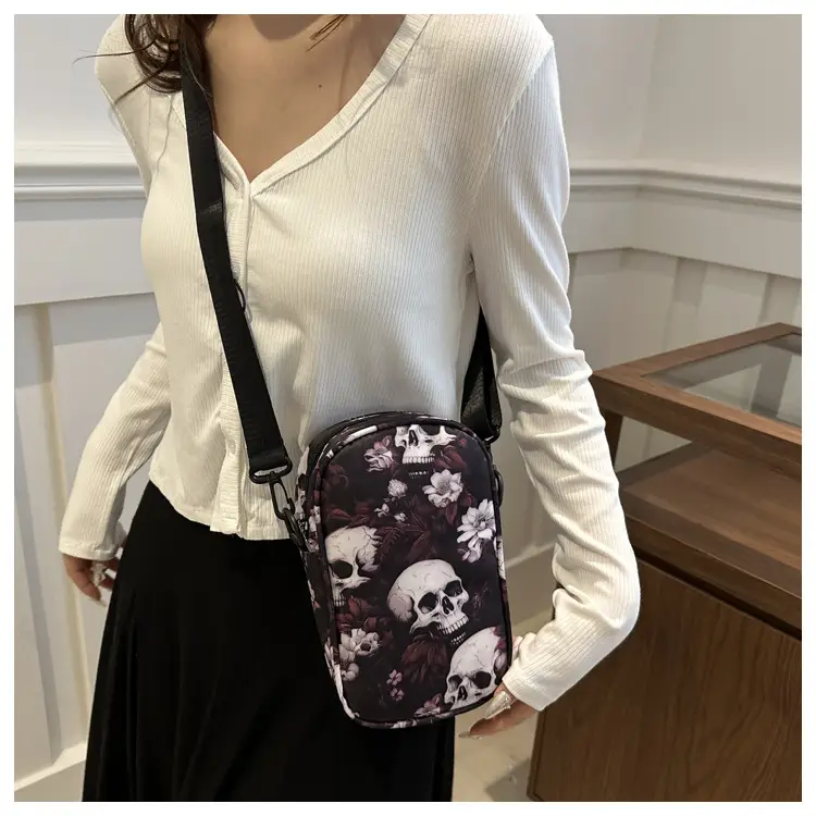 Cool Hot Girl Skull Printed Shoulder Bag Women 2024 — feature 13