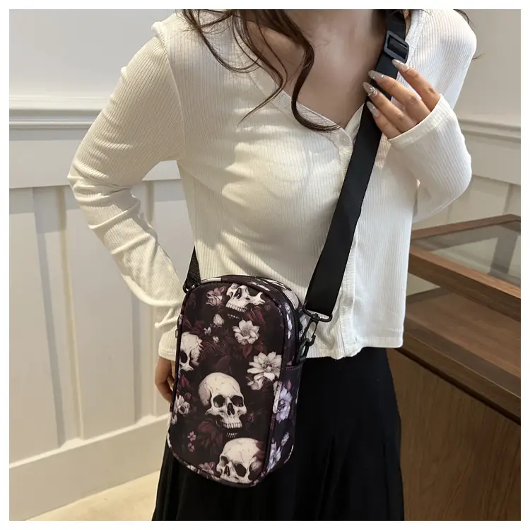 Cool Hot Girl Skull Printed Shoulder Bag Women 2024 — feature 14