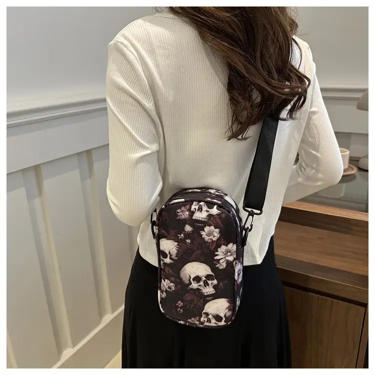 Cool Hot Girl Skull Printed Shoulder Bag Women 2024 — feature 15