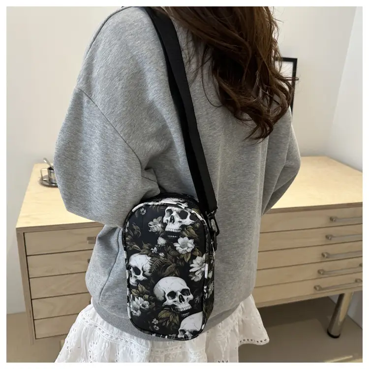 Cool Hot Girl Skull Printed Shoulder Bag Women 2024 — feature 16