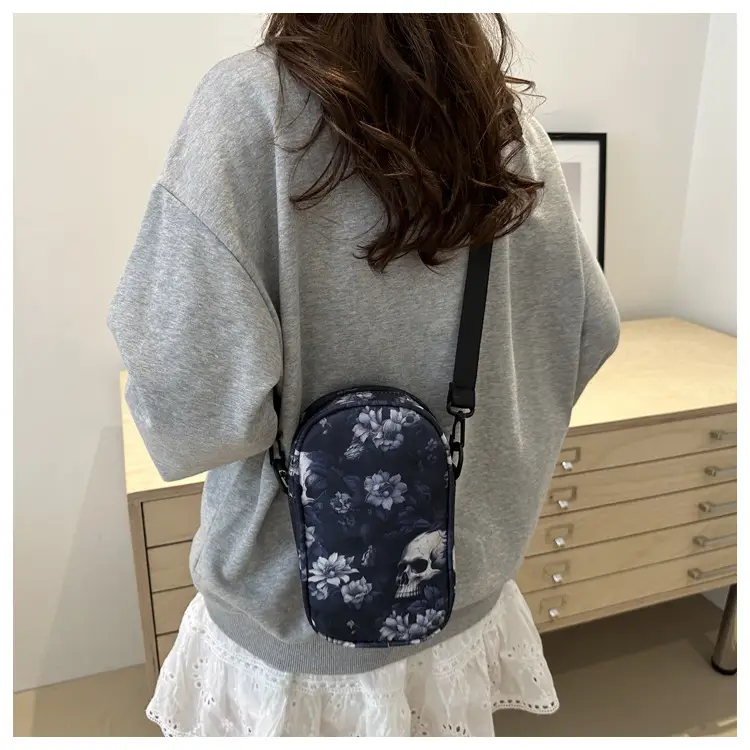 Cool Hot Girl Skull Printed Shoulder Bag Women 2024 — feature 21