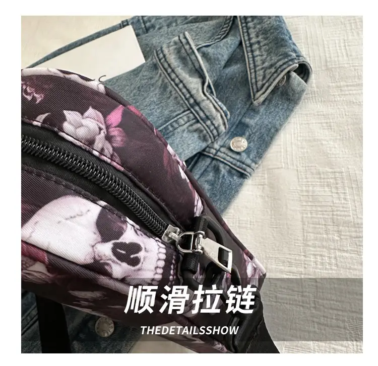 Cool Hot Girl Skull Printed Shoulder Bag Women 2024 — feature 7