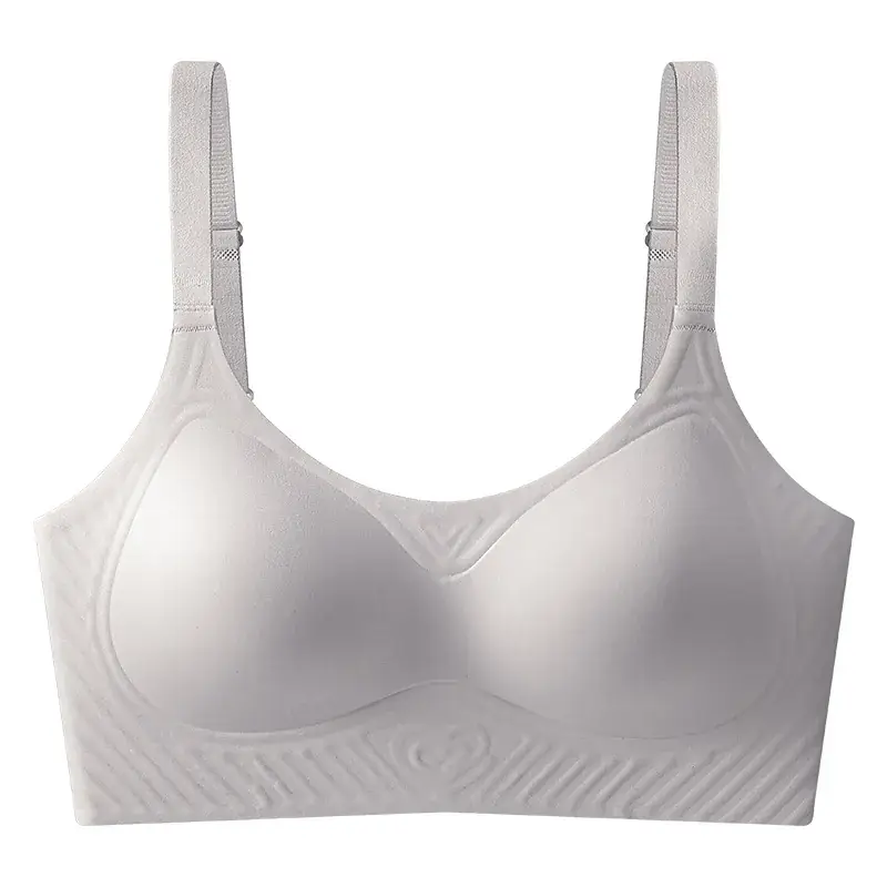 Red Jelly Strip Soft Supportive Bra Summer Lightweight - Image 4