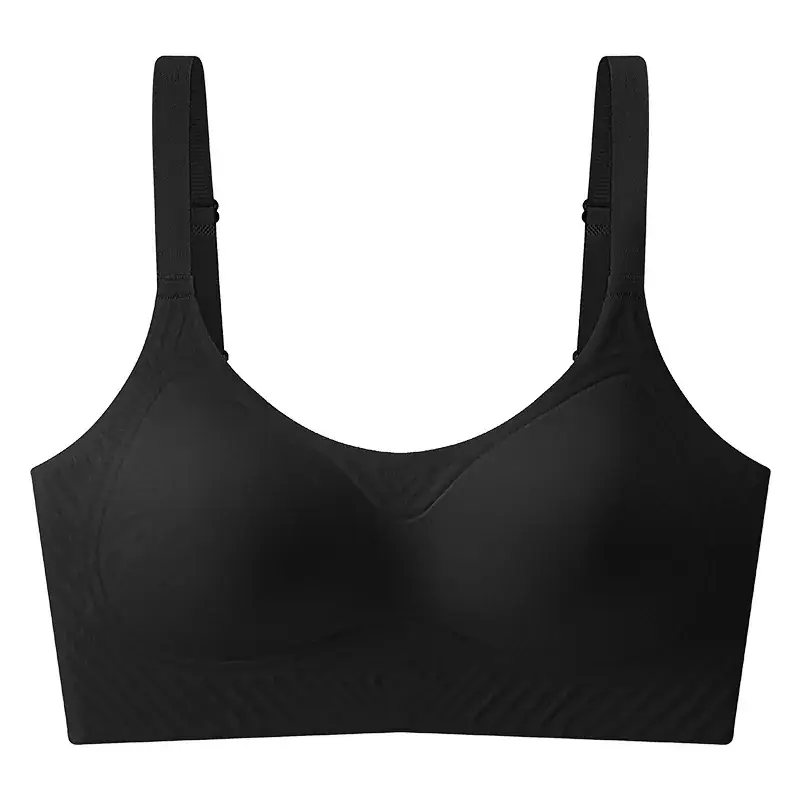 Red Jelly Strip Soft Supportive Bra Summer Lightweight - Image 5