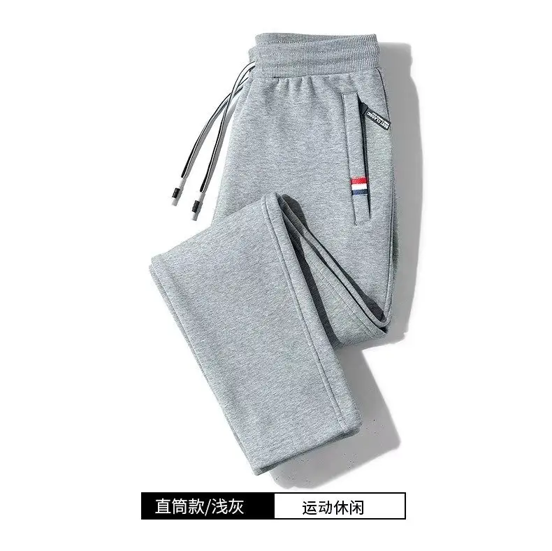 Men Fleece Lined Pants Black Grey Extra Large — feature 9