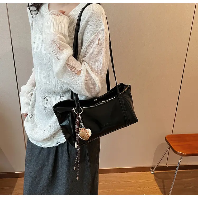 Women's Retro Brown Shoulder Bag 2024 New Arrival — feature 15