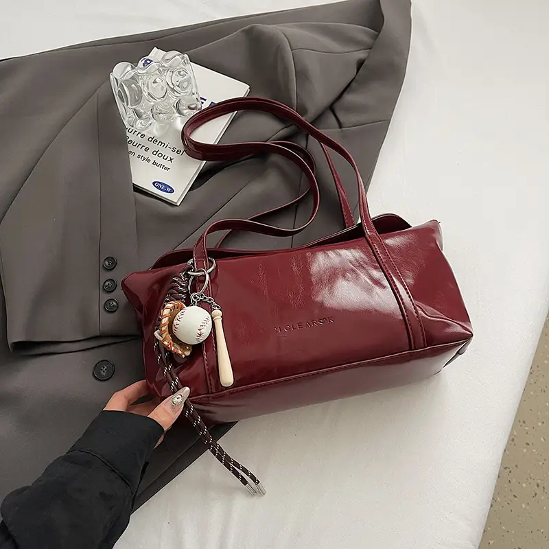 Women's Retro Brown Shoulder Bag 2024 New Arrival - Image 4