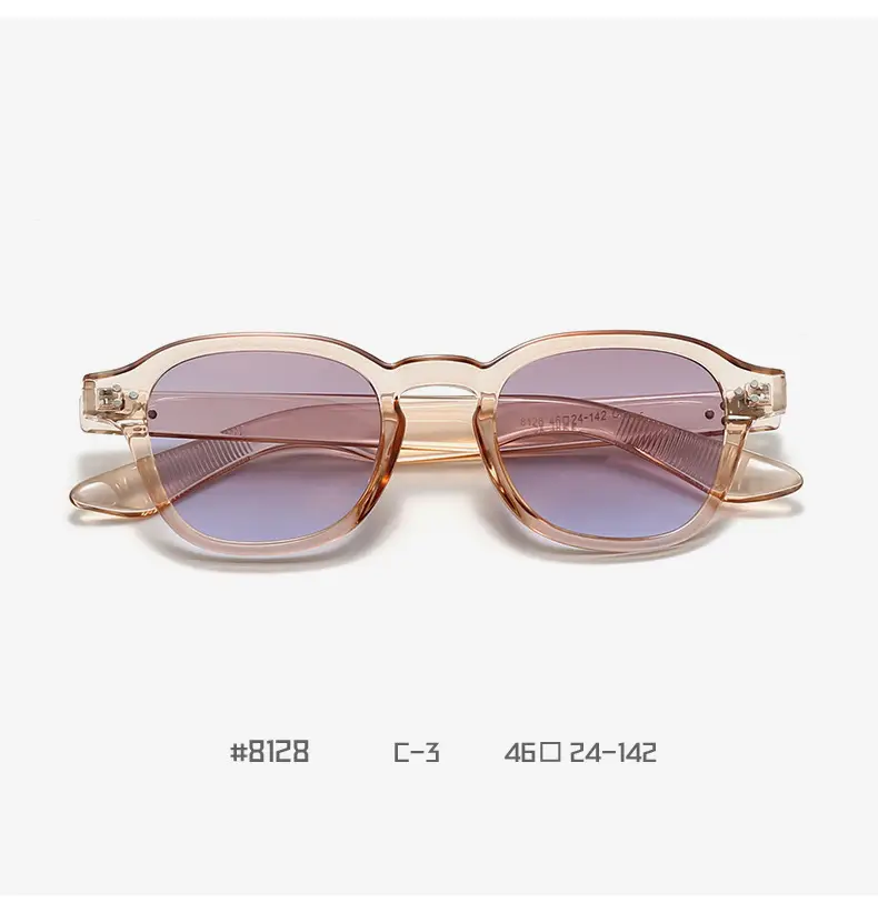 Women Retro Oval Sunglasses Anti-Ultraviolet 8128 — feature 11