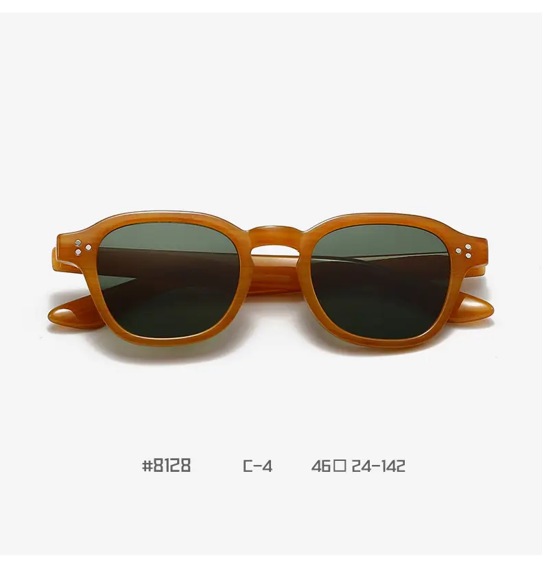 Women Retro Oval Sunglasses Anti-Ultraviolet 8128 — feature 13