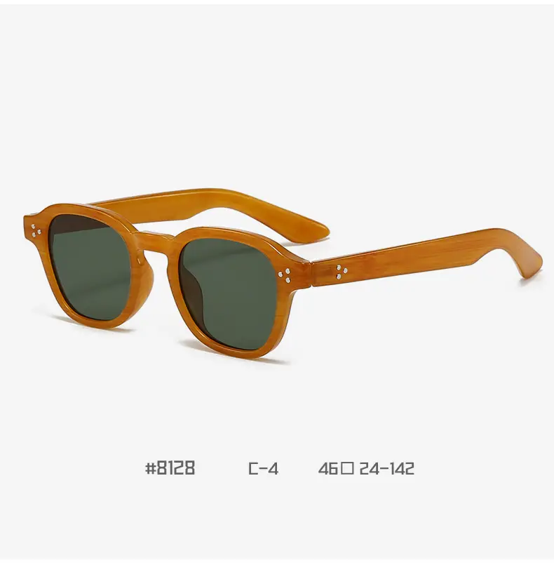 Women Retro Oval Sunglasses Anti-Ultraviolet 8128 — feature 14