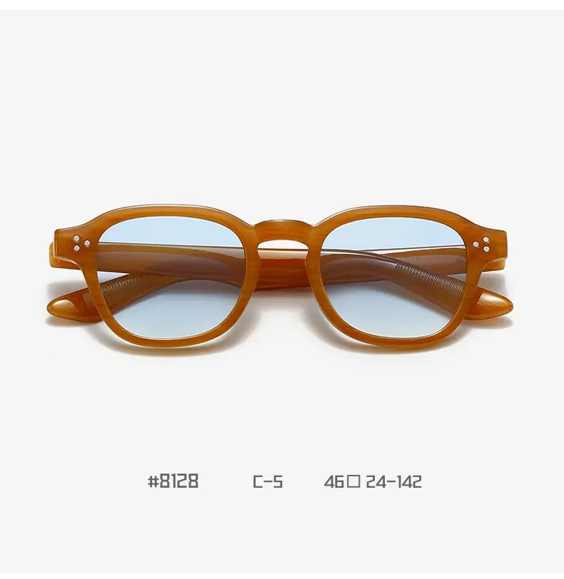 Women Retro Oval Sunglasses Anti-Ultraviolet 8128 — feature 15