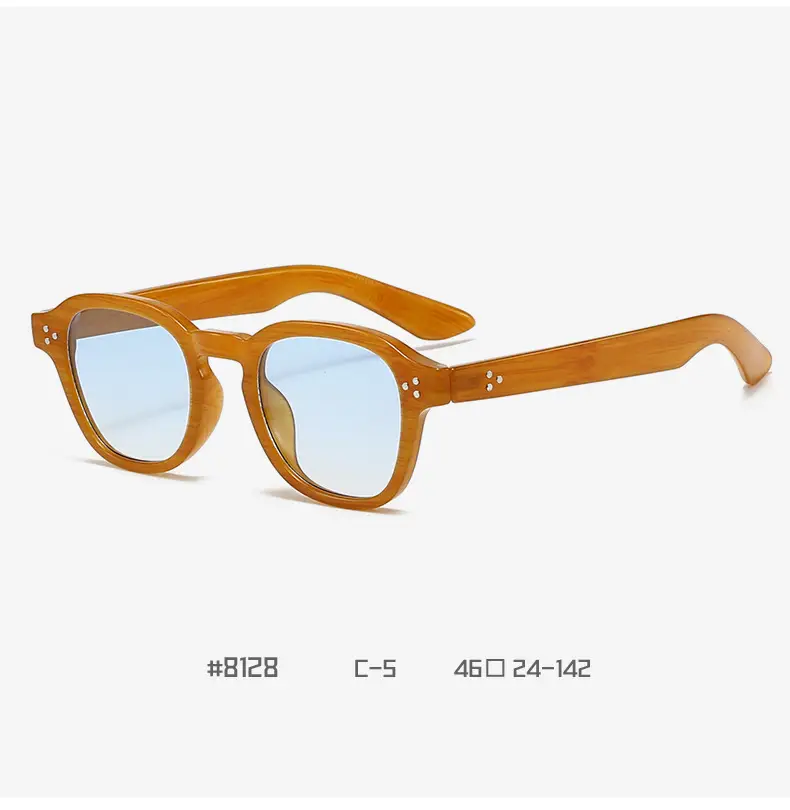 Women Retro Oval Sunglasses Anti-Ultraviolet 8128 — feature 16