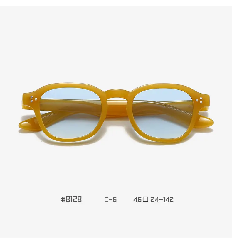Women Retro Oval Sunglasses Anti-Ultraviolet 8128 — feature 17