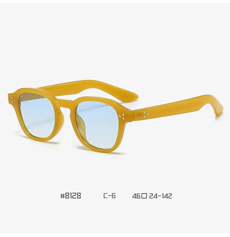 Women Retro Oval Sunglasses Anti-Ultraviolet 8128 — feature 18