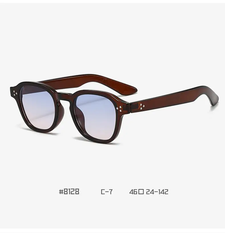 Women Retro Oval Sunglasses Anti-Ultraviolet 8128 — feature 20