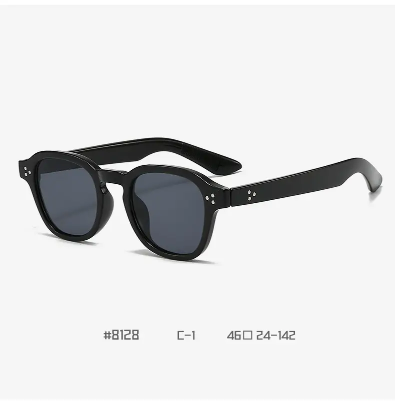 Women Retro Oval Sunglasses Anti-Ultraviolet 8128 — feature 8