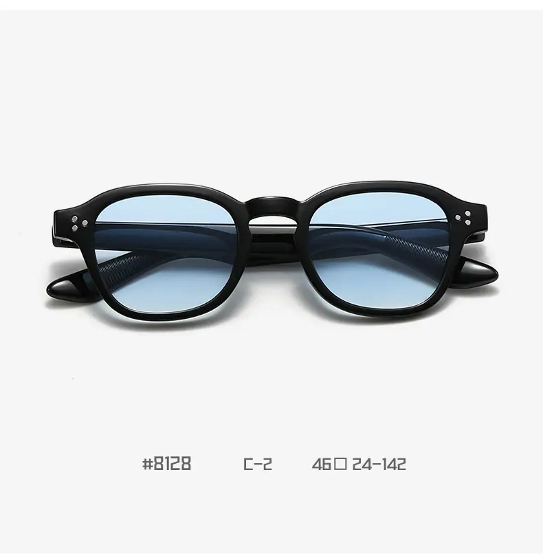 Women Retro Oval Sunglasses Anti-Ultraviolet 8128 — feature 9