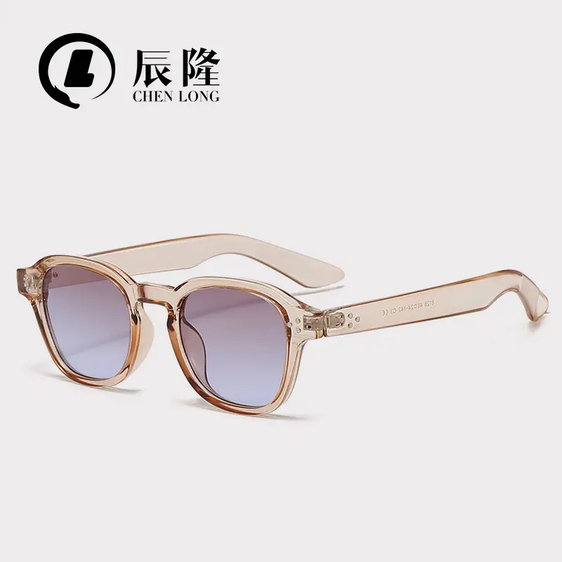Women Retro Oval Sunglasses Anti-Ultraviolet 8128 - Image 3