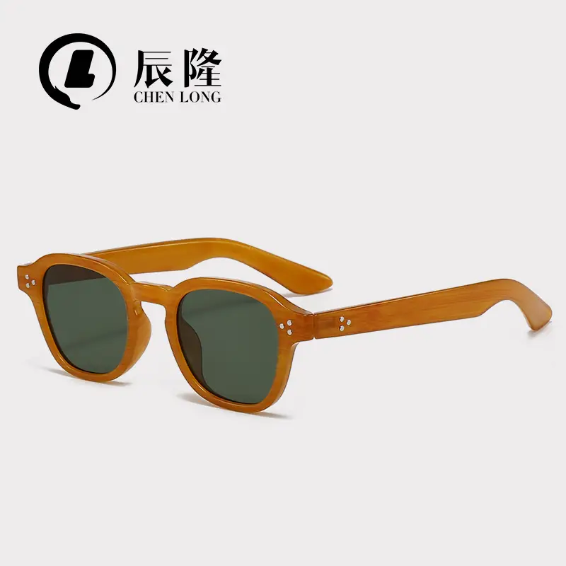 Women Retro Oval Sunglasses Anti-Ultraviolet 8128 - Image 4