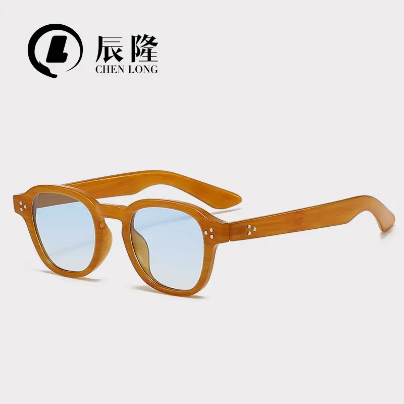 Women Retro Oval Sunglasses Anti-Ultraviolet 8128 - Image 5