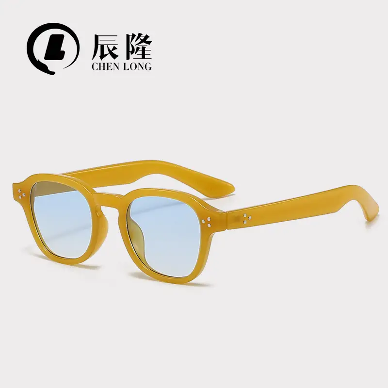 Women Retro Oval Sunglasses Anti-Ultraviolet 8128 - Image 6