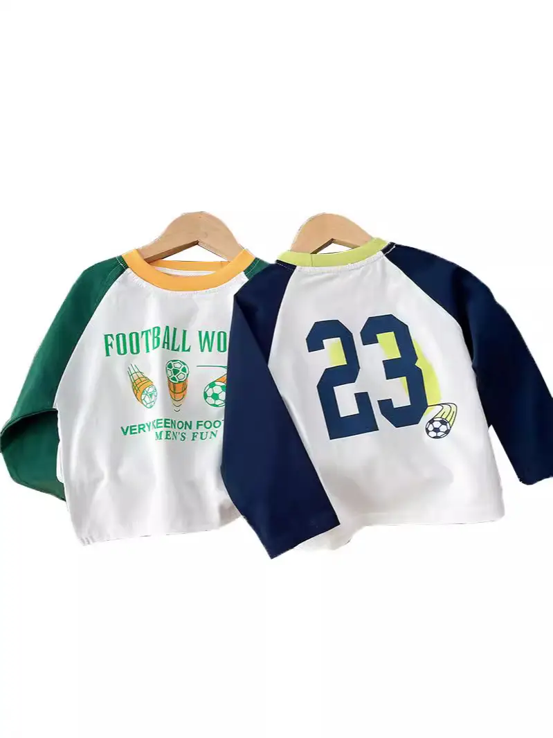 Boys Cotton Long Sleeve T-Shirt Panda Print Spring Autumn - Image 10