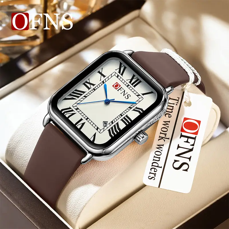 Oufanishi Women's Vintage Quartz Square Wristwatch - Image 18