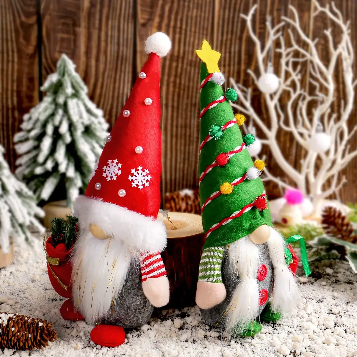 Christmas Hug Gift Doll Decorative Pointed Hat Doll - Image 5