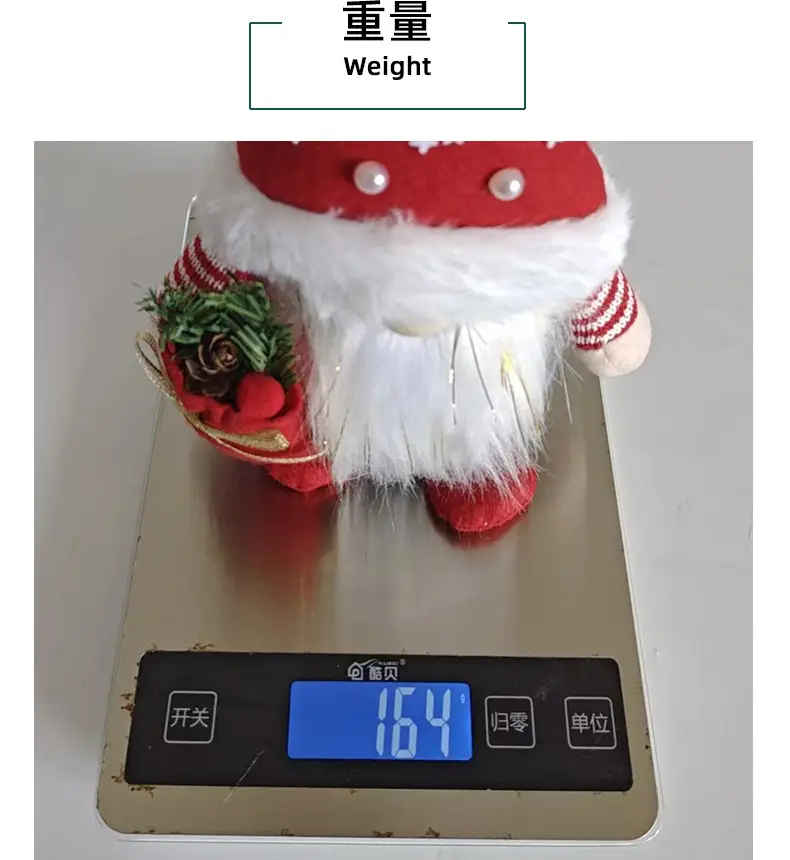 Christmas Hug Gift Doll Decorative Pointed Hat Doll — feature 14
