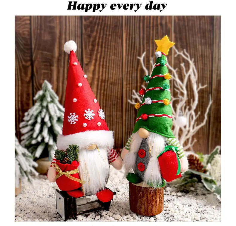 Christmas Hug Gift Doll Decorative Pointed Hat Doll — feature 2