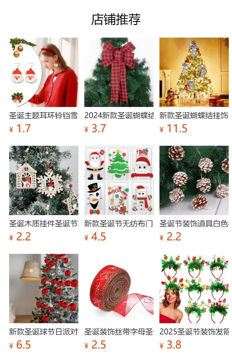 Christmas Tree Decor with Stars, Stars, and Pinecones — feature 2