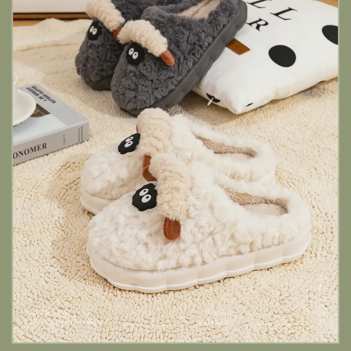 Cute Plush Cartoon Slippers for Women Winter 2026 — feature 15