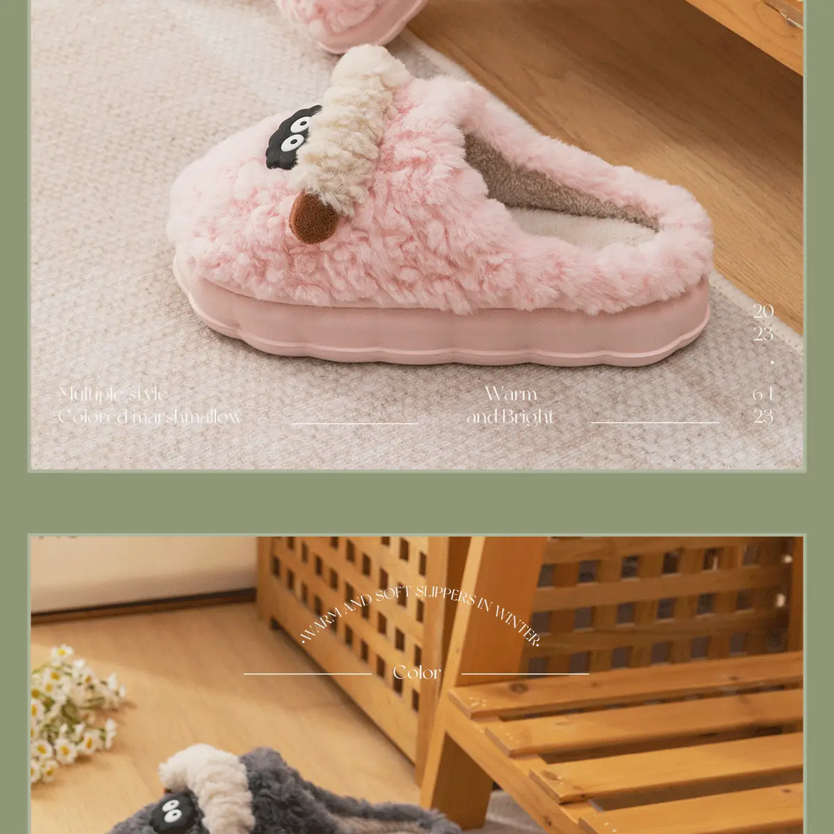 Cute Plush Cartoon Slippers for Women Winter 2026 — feature 18
