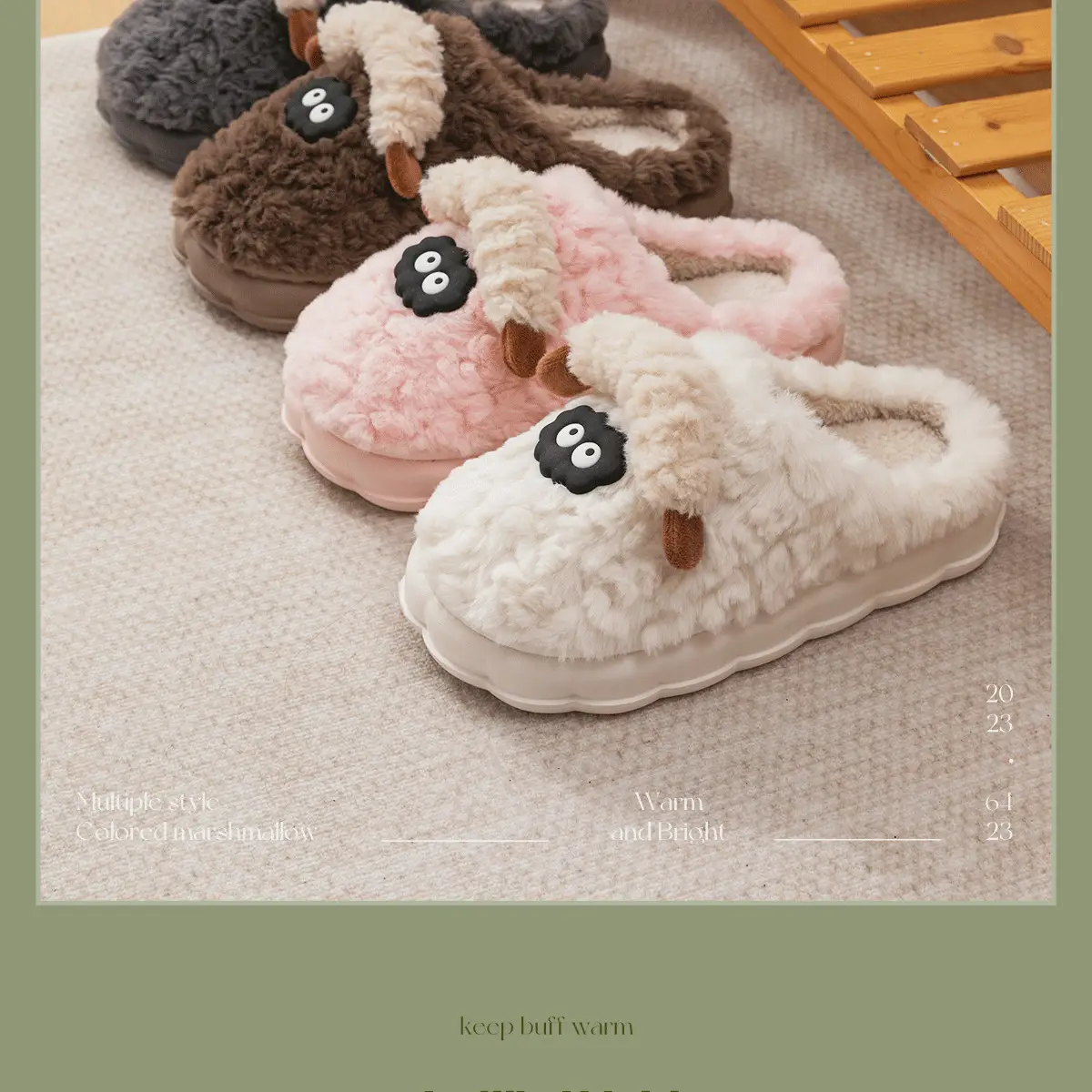 Cute Plush Cartoon Slippers for Women Winter 2026 — feature 19