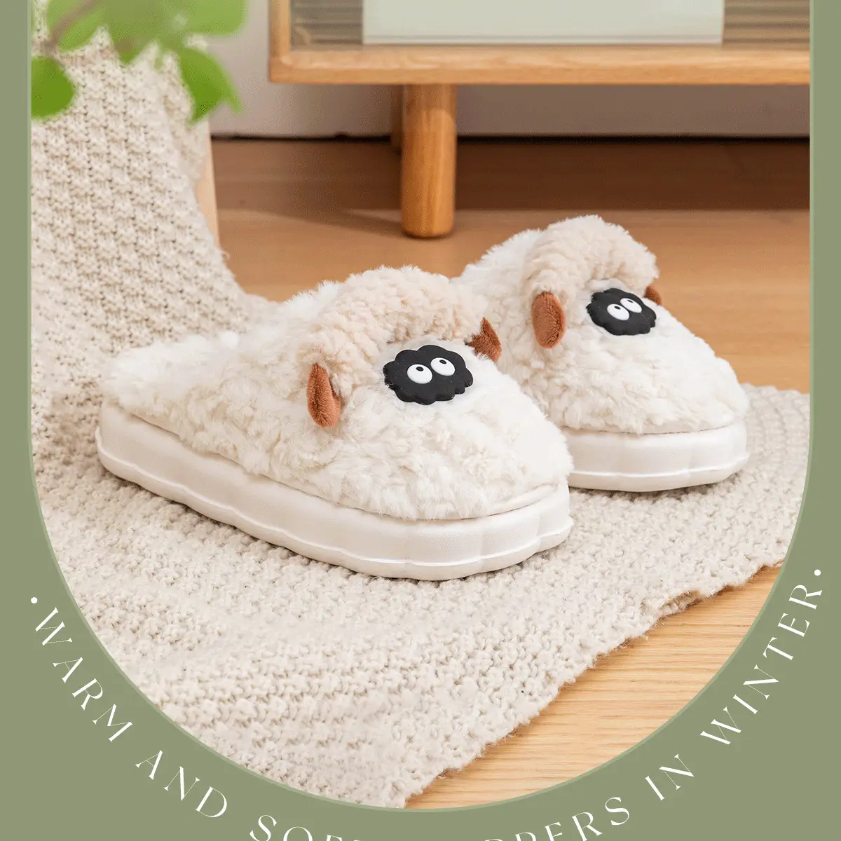 Cute Plush Cartoon Slippers for Women Winter 2026 — feature 5