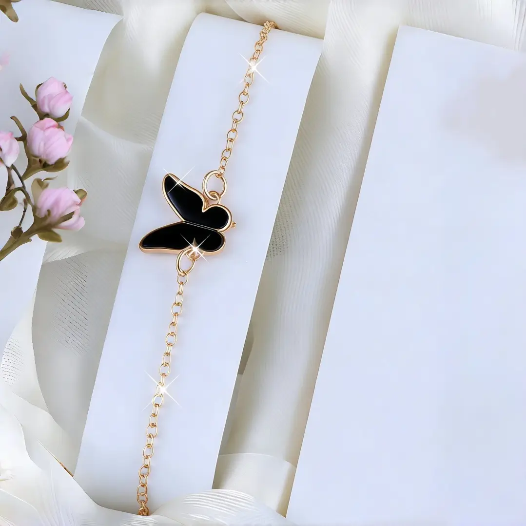 Pink Butterfly Matching Jewelry Set for Women — feature 8