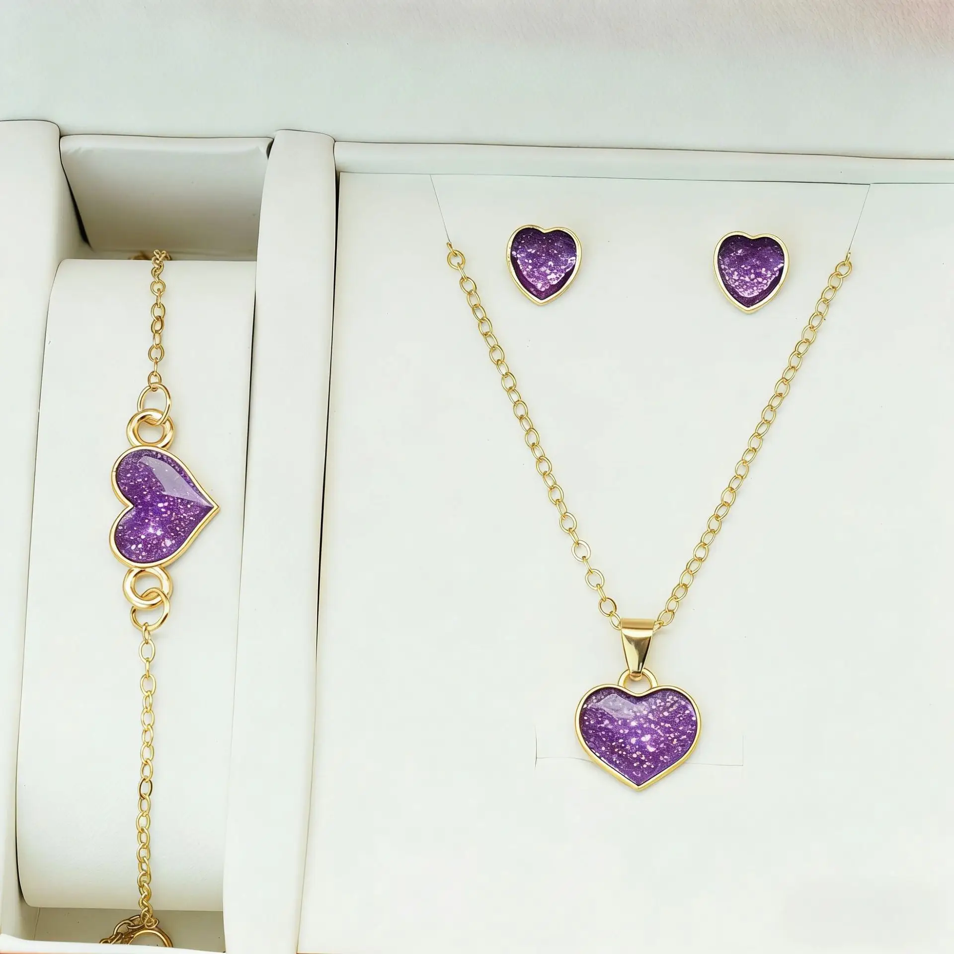 Pink Butterfly Matching Jewelry Set for Women - Image 18