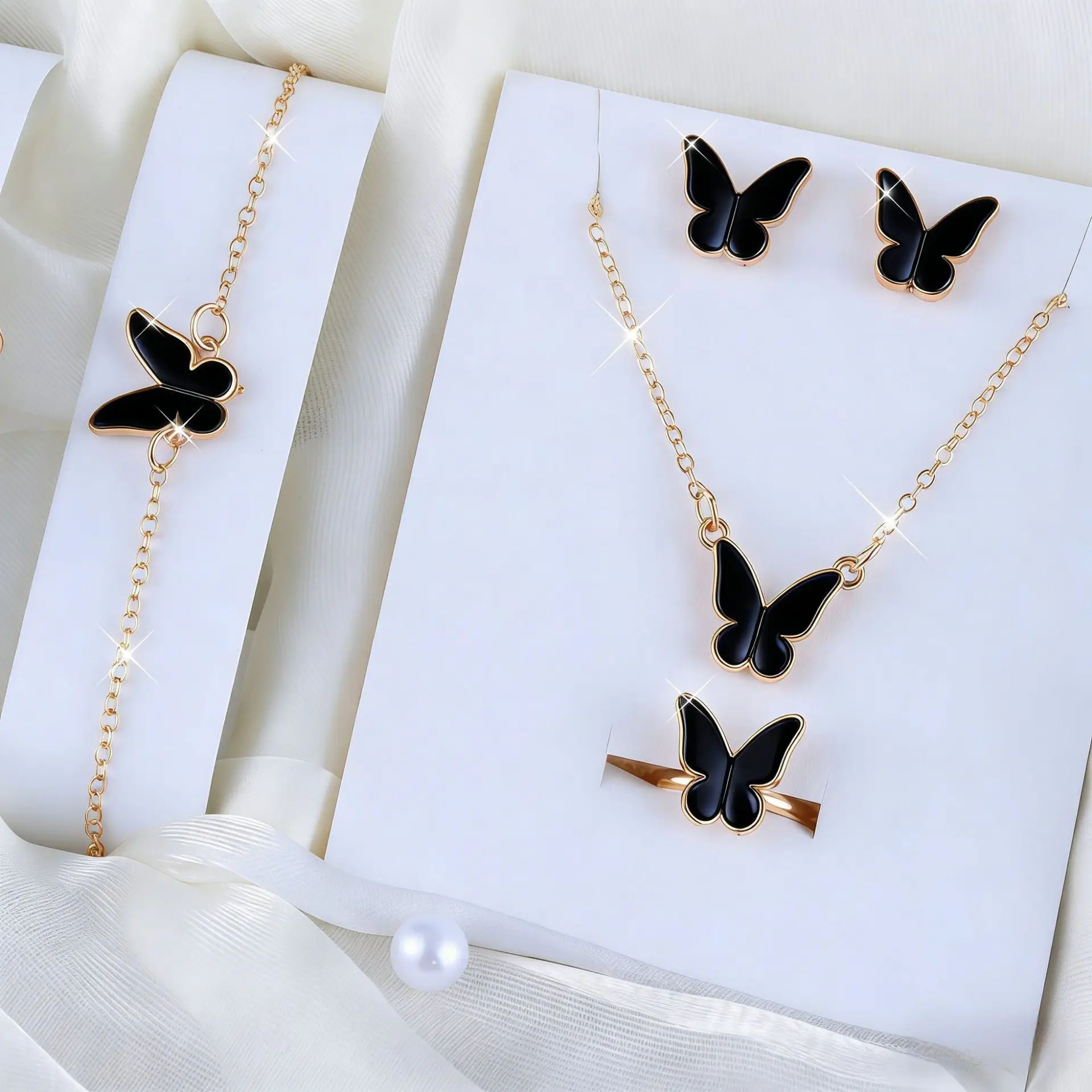 Black four-piece set