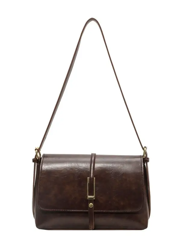 Black Leather Shoulder Bag for Women 2024 - Image 8