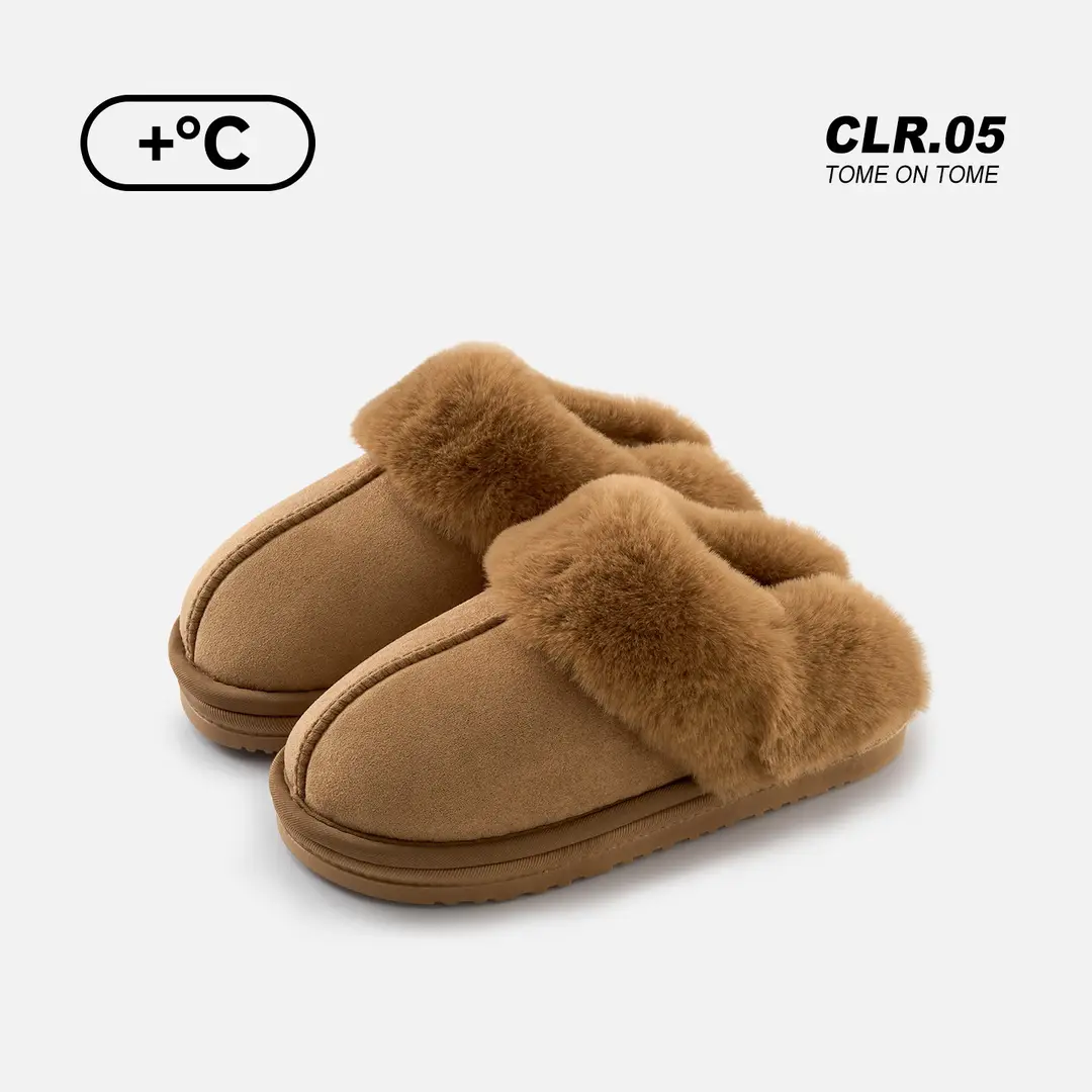 Winter Cotton Slippers, Winter Home Household Wool Slippers, Women's Non-Slip Cotton Slippers, Plush Cotton Shoes, Home Slippers, Furry Shoes