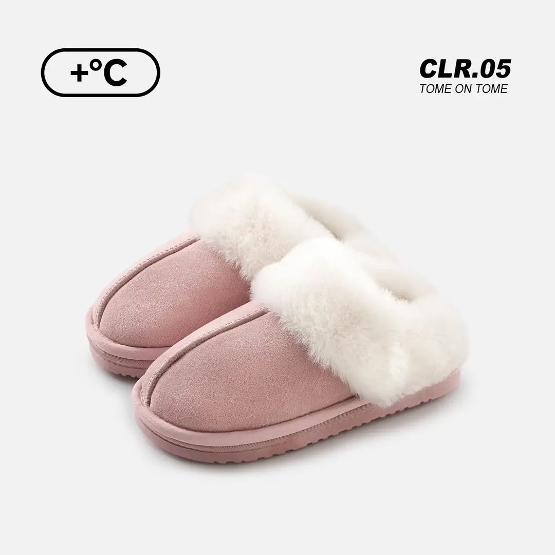 Winter Cotton Slippers, Winter Home Household Wool Slippers, Women's Non-Slip Cotton Slippers, Plush Cotton Shoes, Home Slippers, Furry Shoes