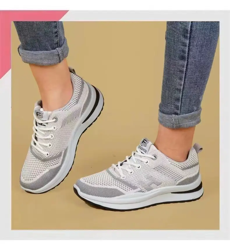 Spring and Summer New Style Feiwei Women's Sports Shoes, Fashionable and Versatile Running Shoes, Mesh Breathable Casual Shoes, Female Students' Shoes — feature 5