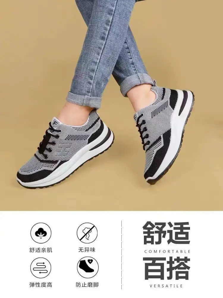 Spring and Summer New Style Feiwei Women's Sports Shoes, Fashionable and Versatile Running Shoes, Mesh Breathable Casual Shoes, Female Students' Shoes — feature 8