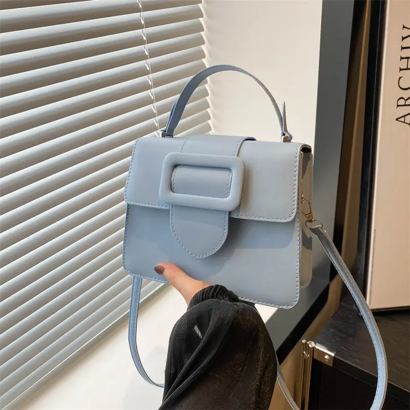 White Korean Style Crossbody Bag for Women