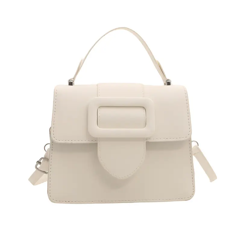 White Korean Style Crossbody Bag for Women