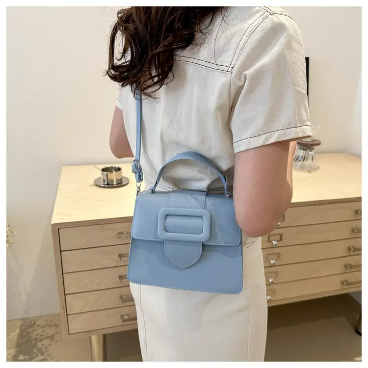 White Korean Style Crossbody Bag for Women — feature 19